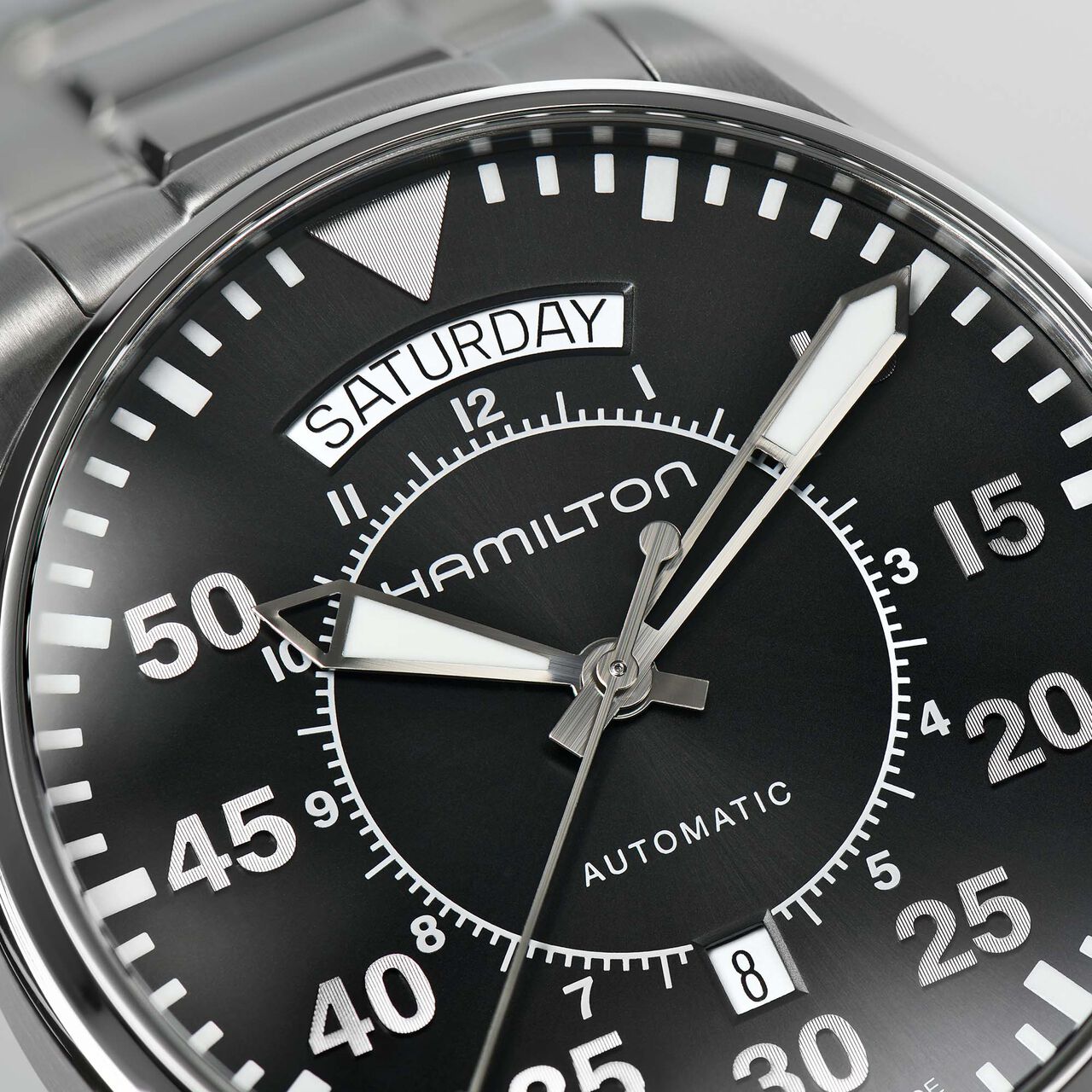 Hamilton Khaki Aviation Automatic 42 mm Stainless Steel image number 3
